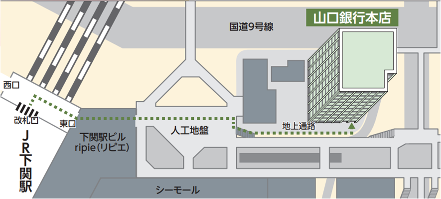 YMFGキャピタル株式会社周辺地図